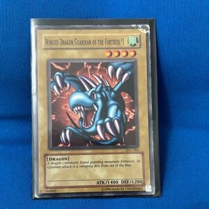 Yugioh Card Winged Dragon, Guardian Of The Fortress#1 WindTypeMonster 1996 NWOTS